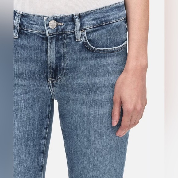 Frame Le Garçon Women’s Jeans Mid Rise Boyfriend Ankle Length Size 25 Stretch - Picture 1 of 11